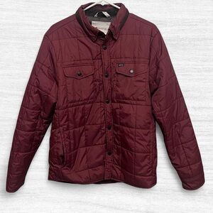 Matix Men's Deep Red Quilted Jacket